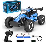 Coche telecomandate, carica diretta 4WD Monster Truck doppia rotazione 360°flip, 2.4GHz Cool LED Stunt RC Car, Off Road Crawler Toy Cars per 3-12 anni Ragazzi Ragazze Natale Regalo di Compleanno