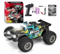 Coche Teledirigido,1:18Coche Radiocontrol de Alta Velocidad,20+km/h 2.4GHz 4WD Offroad Coche de Control Remoto,Carreras Todoterreno de Juguete Regalo para Niños Adultos Timbre