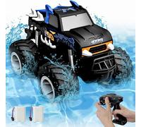 Coche Teledirigido 2.4GHz RC Offroad Truck 20 km/h All Terrains Auto 2 Baterías 7.4 V 900mAh Con 60Min de Juego, Juguete Regalo Para Niños Principiantes de 6 a 12 Años (Azul)