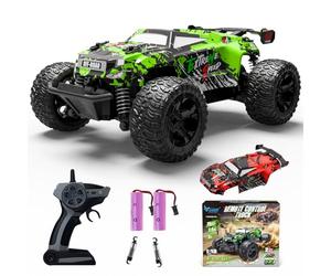 Coche teledirigido a partir de 3, 4, 6, 8 años, 1:18, camión monstruo teledirigido con luz de carrocería/carcasa doble, teledirigido a partir de 3, 4, 6, 8 años, regalos para niños y niñas