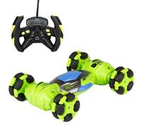 ColorBaby 41312 Speed & Go Coche teledirigido 360°, 13x19x5 cm, 4 direcciones, Incluye luz, Frecuencia 40 MHz, Carga USB, Acrobacias, Coches radiocontrol para niños, Vehículo RC, Juguetes 6 años