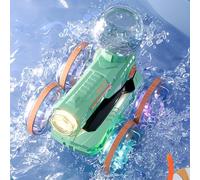 Coche Teledirigido | Barcos y Vehículos RC para Exteriores | Control Remoto con Velocidad Ajustable, Luces LED y Lanzador de Agua para Playas, Derrapes, Jardín y Competencias en