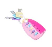 Coche Teledirigido de la Llave Elegante del Juguete del bebé con los Sonidos de Las Luces, para la Educación de Aprendizaje Temprano de los Niños (Pink)