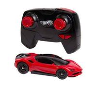 Coche Teledirigido HOTWHEELS Ferrari RC 1:64 Rosso (Edad Mínima Recomendada: 5 años)
