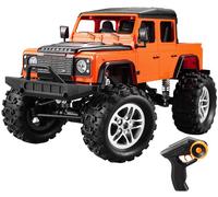 Coche Teledirigido Land Rover Defender Pick-Up 1:14 (Naranja) - DOUBLE EAGLE