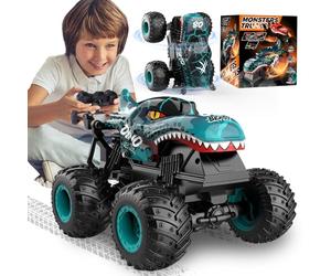 Coche Teledirigido, Monster Truck Niños 3 4 5 6 7 8 años, 2.4GHZ Coche RC Escala 1:20, Coches Teledirigidos para Niños, Juguetes Niños 3 4 5 6 7 8 años, Regalos Cumpleaños niños
