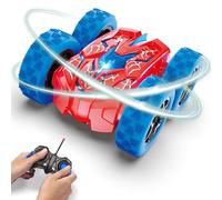 Coche Teledirigido Niños 3 4 5 6 7 8 9 Años, Spider Juguetes Coches RC Carro Monster Truck con Luz LED, 360° Rotación Crawler Radiocontrol Exterior Juegos Infantil Regalos Cumpleaños Navidad 3-9 Años
