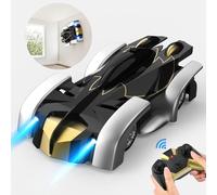 Coche Teledirigido Pared, Mini Coche que Sube por Las Paredes, 2.4GHz Radiocontrol Recargable Bat Juguetes Niños 3 4 5 6 7 8 Años Rotación 360° RC Crawler Car Coches Juegos Regalo Cumpleaño Navidad