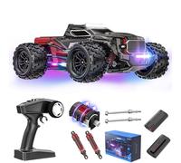 Coche Teledirigido(Rojo), 1:12 Coche Radiocontrol de Alta Velocidad, 48 km/h 2.4GHz 4WD Offroad de Control Remoto, RC de Carreras Todoterreno de Juguete Regalo para Niños