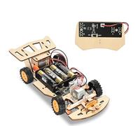 Coche Teledirigido, Rompecabezas 3D para Niños, Kit de Construcción de Madera, Manualidades, Juego de Autocentrado con Control Remoto