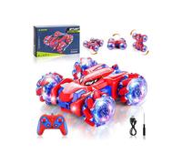 Coche teledirigido Spider Cascade, rotación de 360, tracción 4x4 todoterreno, recargable por USB, autonomía de 40 minutos.