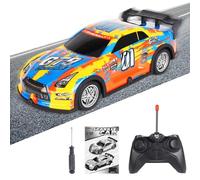 Coche teledirigido - Vehículo RC a la deriva de alta velocidad, coche teledirigido equipado con luz LED, diseño de carreras modelo 27Hz | Emocionante Juguete Deportivo Para Niños Con Operación Adat
