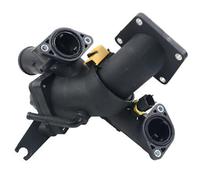 Coche Termóstato Motor Compatible Con Jaguar Para Vanden Plas XJ8 2004 2005 2006 2007 2008 2009 Para XF 2009 2010 AJ811793 AJ810214 Conjunto De Carcasa De Termostato