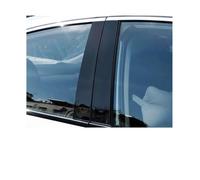Coche Tira del Sello de Puerta Para X1 E84 2009-2015, cubierta adhesiva para pilar BC de fibra de carbono brillante(Black)
