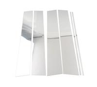 Coche Tira Sello Puerta Para Odyssey 2005 2006 2007 2008 2009 2010 Juego De 6 Postes Para Pilar De Coche Embellecedor Para Ventana Puerta Pegatinas Pilar Puerta Coche Protector Puertas Coche(Plata)