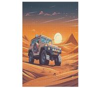Coche Todoterreno 1000 Piezas Puzzle - Rompecabezas (Puzzles Rompecabezas De Madera, Niños Y Adultos, Niño/niña, 12 Año(s), Interior), （78×53cm）