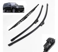 Coche Trasero Delantero Limpia Parabrisas para Land Rover Range Rover L322 Vogue HSE 2002-2012 26in+26in+16in, Set Escobillas limpiaparabrisas Delanteras y Traseras limpiaparabrisas,L-B/RHD