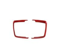 Coche Trim Interior Accesorio Para 1 2 3 4 Series F30 F31 F32 F34 F20 F21 F36 ABS Interruptor Ajuste Faros Delanteros Coche Embellecedor Marco Adhesivo(Red)