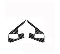 Coche Trim Interior Accesorio Para Chevrolet Para Corvette C8 2020-2023 Accesorios Pegatina Cubierta De Botón De Volante De Fibra De Carbono Dura Car Interior