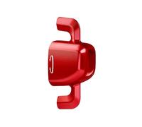 Coche Trim Interior Accesorio Para Kia EV3/EV4/EV5/EV9/PV5 Para TASMAN Personalización Automóviles Aleación Aluminio Dirección Columna Tapa Pomo Cambio(Red)