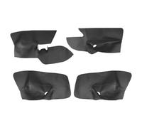 Coche Trim interior Accesorio Para VW Para Golf 5 Para Jetta 2005-2010 LHD Interior Cuero Microfibra Panel Puerta Coche Cubierta Reposabrazos Pegatina Embellecedora Car Interior Sticker (Color : Beig