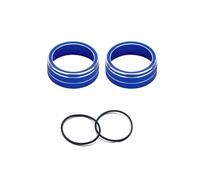 Coche Trim Interior Accesorio Para Vw Para Tiguan Mk2 Para Atlas Para T-roc 2017-2019 Audio Estéreo Coche Control Volumen Perilla Anillo Cubierta Decorativa(Blue)