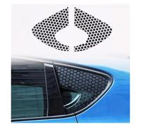 Coche Trim Interior Para SEAT Para Leon para MK2 2008-2012 calcomanías ventana trasera-diseño panal pegatina embellecedora accesorios coche Auto Interior(Style A)