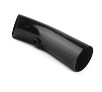 Coche Tubo Admisión Tubo Admisión Aire Frío Universal Aluminio De 3" 75 Mm Para Coche Con Turbocompresor Colores Plata Negro Rojo(Black)