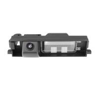 Coche Universal Revertir Asistencia Lente Ojo Pez 170 Grados Luz Matrícula Coche Cámara Visión Trasera Respaldo Marcha Atrás para Toyota para RAV4 2000-2012(CVBS-720x480P)