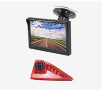 Coche Universal Revertir Asistencia Monitor LCD TFT De Coche 5 Pulgadas con Ventosa Y Soporte Cámara Luz Freno Marcha Atrás Estacionamiento para Master 3