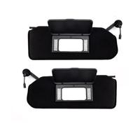 Coche Visera Solar para Chevy para Corvette C5 1997-2004 10442033 10442034 Panel Parasol Delantero Izquierdo/Derecho con Espejo Cortesía Viseras Negras(Black 1 Pair)