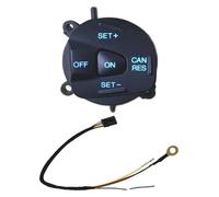 Coche Volante Interruptor Para Fiesta MK7 MK8 ST Para Ecosport 2013 Interruptor De Control Crucero Multifunción Cubierta Del Panel Marco Volante(Button and wire)