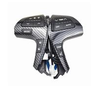 Coche Volante Interruptor Para Hilux Para Vigo Para Corolla Para Camry Para Highlander Para Innova 84250-0E220 Interruptor Botón Control Audio Volante Automático(Carbon fibre buttons)
