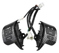 Coche Volante Interruptor Para Toyota Para Corolla Para ZRE 2007-2009 84250-02200 Interruptores Multifunción Nuevo Interruptor Control Audio Volante Bluetooth Para Automóvil(Carbon - black)