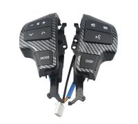 Coche Volante Interruptor Para Toyota Para Land Para Cruiser 200 2008-2011 84250-60050 Botón Interruptor Control Audio Volante Color Fibra Carbono Gris Plateado(Carbon fibre Switch)