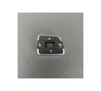 Coche Volante Interruptor Para VW Para Sharan Para Maitway Para EOS Para Golf Para Plus Para Travel Edition 2011-2015 Botón Volante Multifunción Ajuste Sonido Carcasa(R with Chrome)