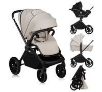 Cochecito combinado 3 en 1 LIONELO® Buggy cochecito de viaje incl....