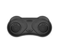 Cochecito con forma de panda, bandeja para cachorros, material ABS, fácil higienización, exterior, montaje seguro, ligero, diseño para alimentación al aire libre, carrito de bebé, plato de panda