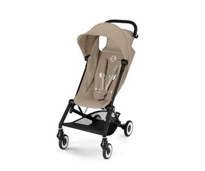 Cochecito CYBEX Gold AGIS, de 6 meses a 4 años aprox. (máx. 22 kg), apto como equipaje de mano, beige almendra