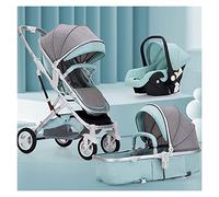 Cochecito de bebé Cochecito de bebé de lujo con paisaje alto for recién nacidos y niños pequeños, cochecitos de bebé plegables de aleación de aluminio, cochecitos for niños pequeños antigolpes ( Color