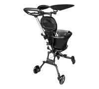 Cochecito de bebé evolutivo con asa de empuje, toldo extraíble, reposapiés, freno, para niños de 1 a 5 años, 30 x 55 x 86,5 cm-D