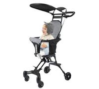 Cochecito de bebé para niños más ligero - cochecito de viaje plegable para niños pequeños, cochecito compacto | cochecito portátil con dosel extraíble, plegable apto para aviones para vacaciones