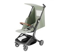 Cochecito de bebé plegable y ligero, cochecito de bolsillo para bebé, se puede llevar a bordo, adecuado para niños de 0 a 6 años (verde) (verde)