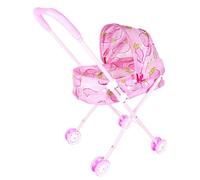 Cochecito De - Diseño De Capazo Realista, Toldo Retractable, Mango Flexible, Portabebés Desmontable, Juego Sostenible | Para Niñas Juego De Rol Interés