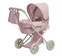Cochecito de Muñecas Juegete Carrito de Bebé Rosa de Olivias World OL-00003