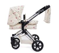 Cochecito de muñecas Roma Darcie, doble, color crema