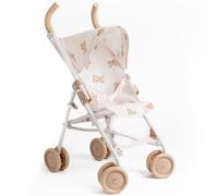 Cochecito de muñecas Roma Teddy XL con Capota retráctil y Ruedas giratorias, Juguete para bebé, Cochecito de muñeca de 42 cm, Asas de Espuma, a Partir de 3 años