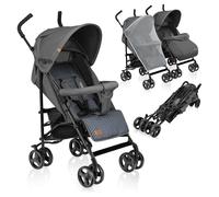 Cochecito Elia Buggy Pequeño Plegable hasta 15 Kg Mosquitera Cesta de la Compra