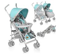 Cochecito Elia Buggy Pequeño Plegable hasta 15 Kg Mosquitera Cesta de la Compra