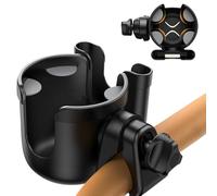 Cochecito genérico Bouteille - accesorio multifuncional para el mantenimiento de taza o calabaza, compatible con sillas de ruedas y scooters | Soporte para beber sin deslizamiento para Pram y C